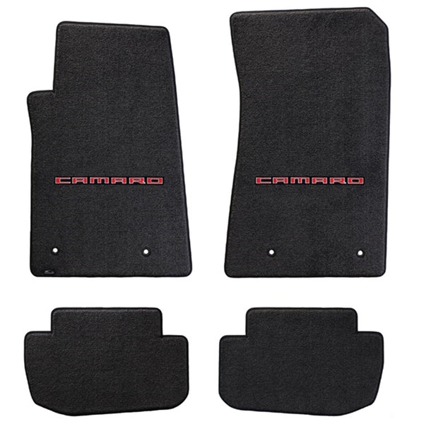 Red camaro on sale floor mats